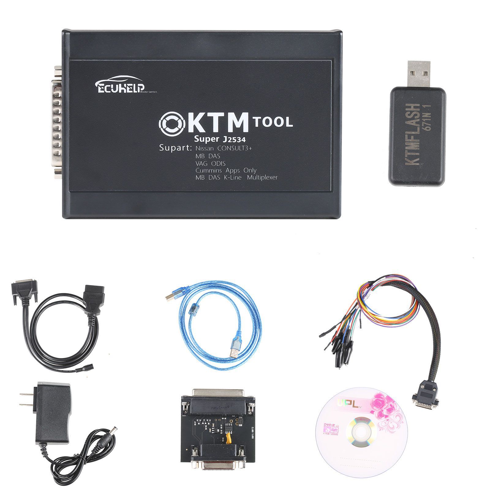 KTM200 67 in 1 KTMTool 1.20 Steuergeräte Programmierer Update Version von KTM100 Ktag Renolink OBD2 fügt 200 Steuergeräte inkl. PCR2 hinzu.1 PSA SID208