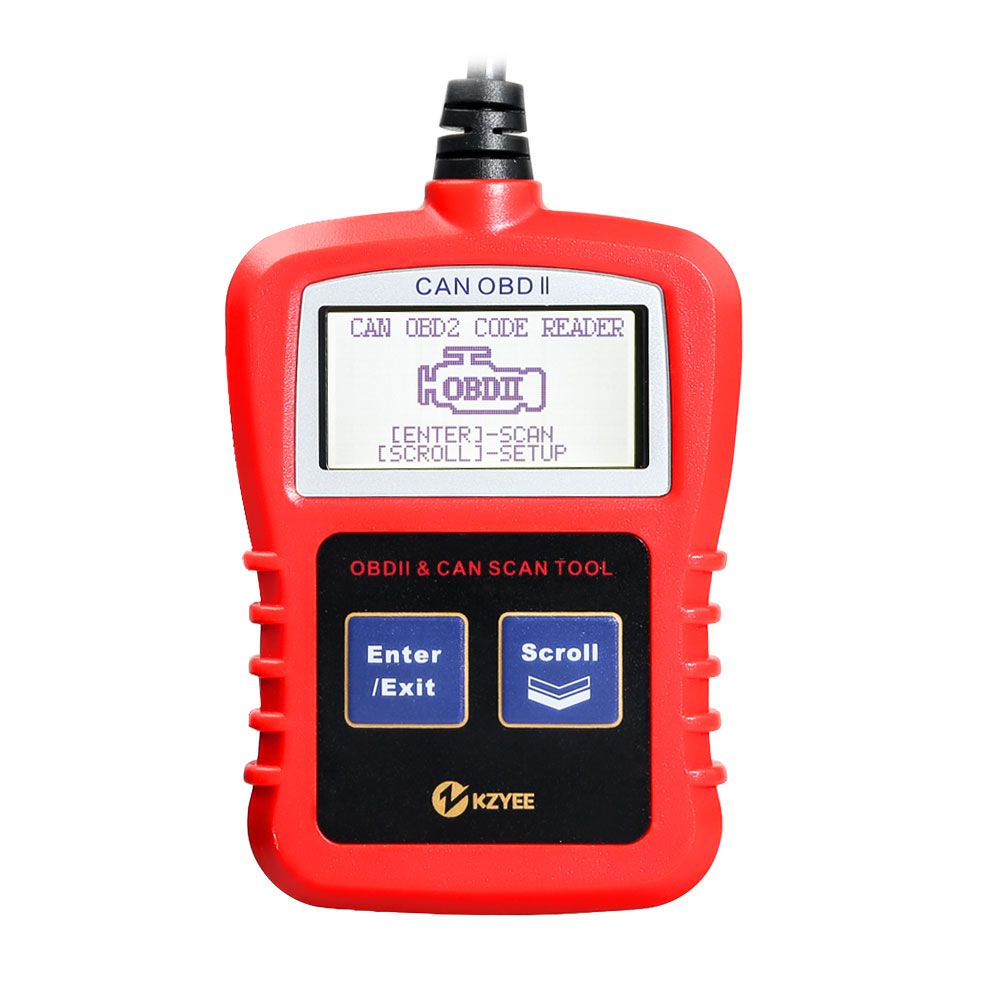 KZYEE KC10 OBD II & CAN Code Reader Universal Classical OBDII Automotive Code Reader Diagnostic Scan Tool Überprüfung der Motorbeleuchtung für 12V