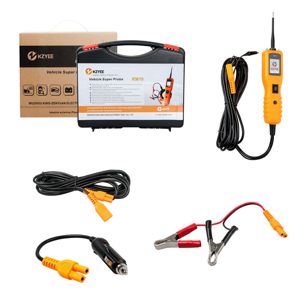 KZYEE KM10 Power Circuit Kit Automotive Circuit Tester mit Auto Electrical System Testfunktionen