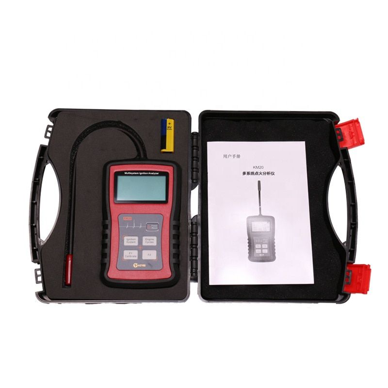 KZYEE KM20 Multi-System-Zündanalytiker Messung RPM Spark Volt Spark Burn Time Car Spark Plug Tester Spark System Check