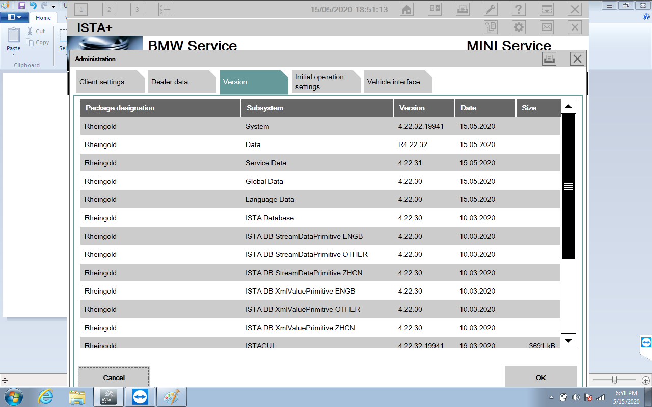 V2020.5 BMW ICOM Software ISTA-D 4.22.32 ISTA-P 3.67.1.006 mit Engineers Programmierung Win7 System 500GB Festplatte