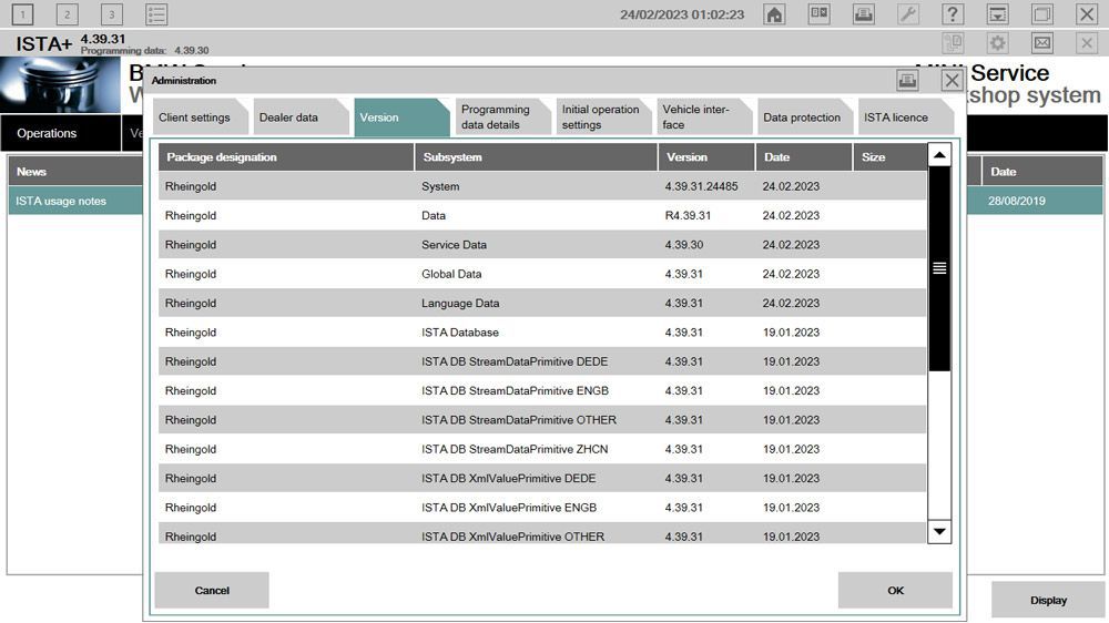 V2023.3 BMW ICOM Software 1TB HDD ISTA-D 4.39.31 ISTA-P 3.71.0.200 mit Ingenieuren Programmierung mit Win10 System