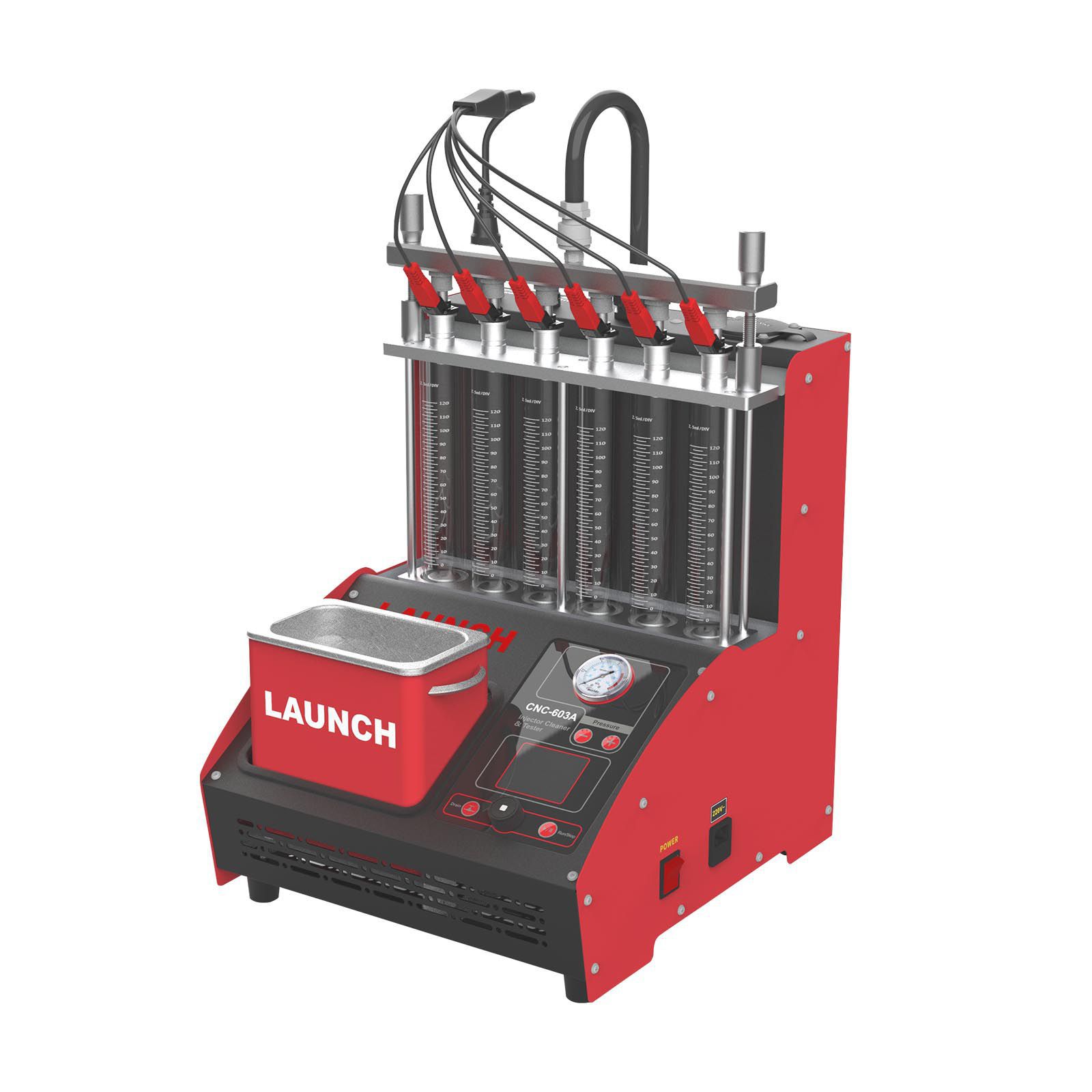 CNC603A Exklusiver Ultraschall-Kraftstoffeinspritzer-Reiniger, der Maschine 4/6 Zylinder-Kraftstoffeinspritzer-Prüfvorrichtung 220V/110V reinigt