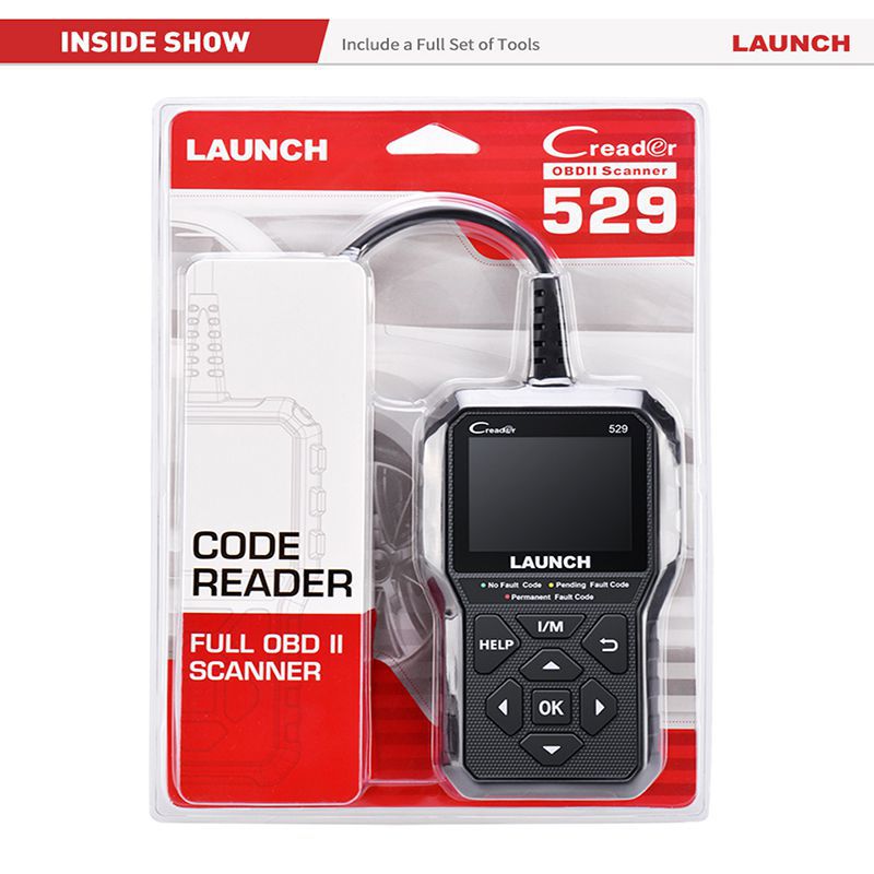 LAUCH Creader 529 CR529 OBD2 Scanner Automotive Diagnostic Tool OBDII Code Reader Fehlercode Lesen Sie OBD Scan