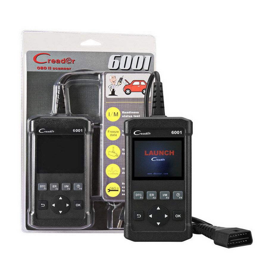 Launch CReader 6001 Vollständige OBDII OBD2 Funktionen Unterstützung O2 Sensortest