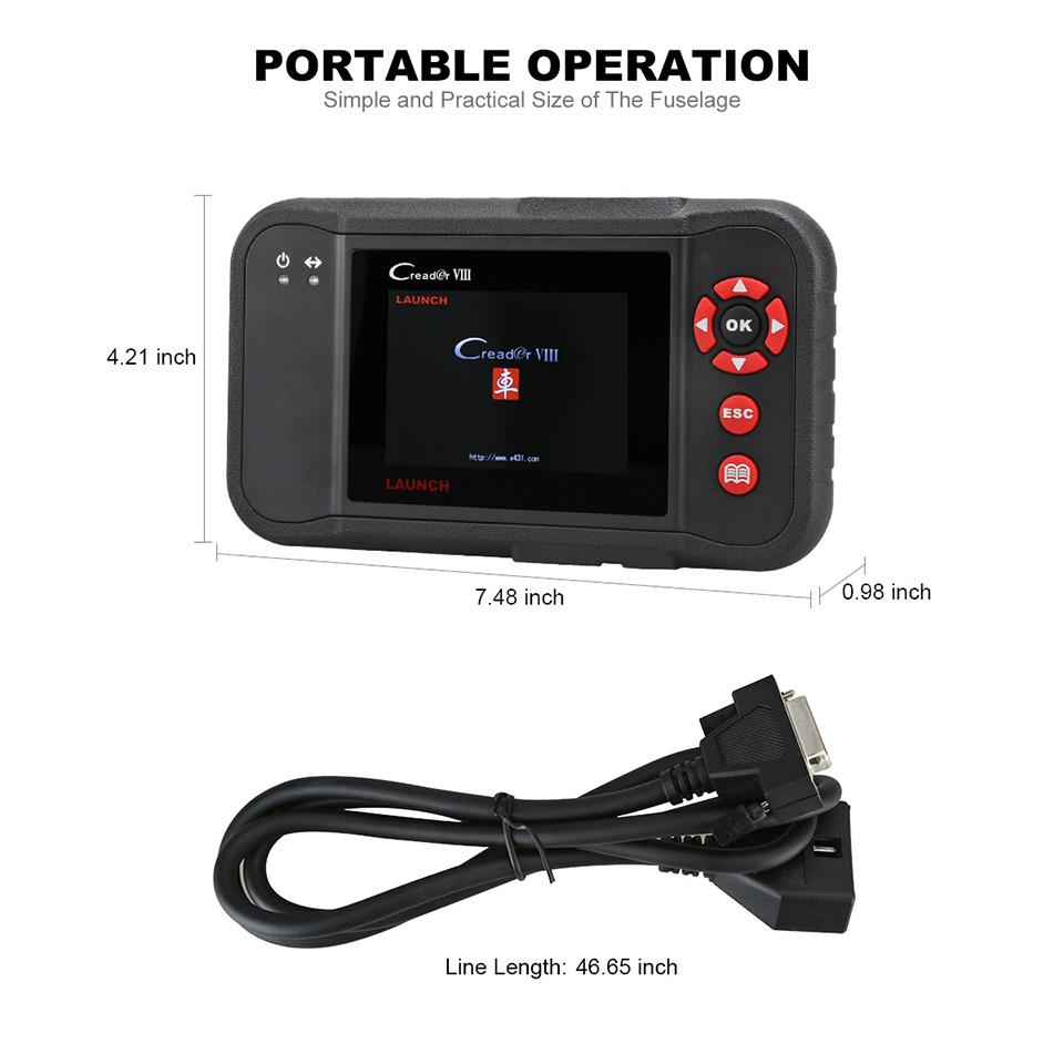 Starten Sie Creader VIII Auto Code Reader Scanner