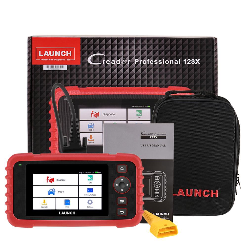 LAUNNCH CRP123X OBD2 Code Reader für die Engine Transmission ABS SRS Diagnostics mit AutoVIN Service Lifetime Free Update Online