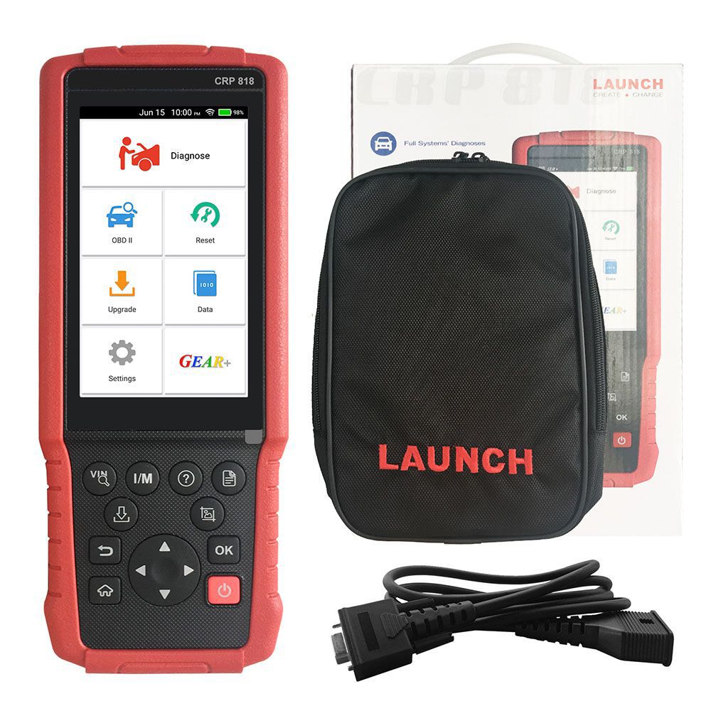 Launch CRP818 Full-System OBD2 Diagnose-Tool FÜR Europäische Autos kostenloses Update Online