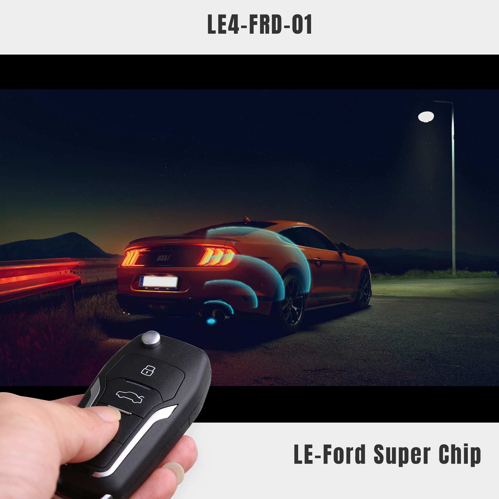 Start LE4-FRD-01 LE-Ford Super Chip Smart Key (Faltbare 4 Tasten) 5pcs/lot