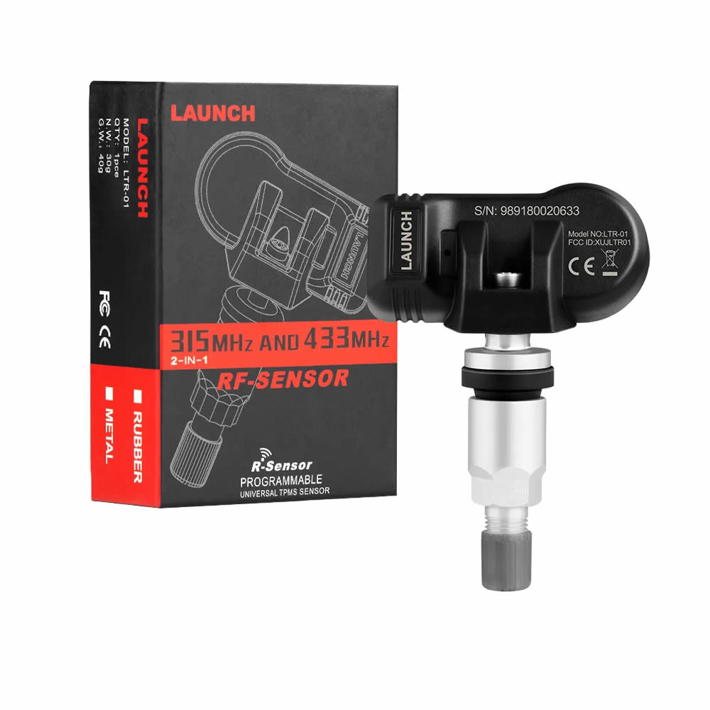 LAUNCH LTR-01 RF Sensor 315MHz & 433MHz TPMS Werkzeug Metall & Gummi