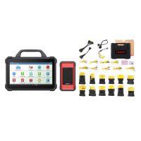 Launch X-431 PAD VII PAD 7 Elite Automotive Diagnostic Tool Plus Heavy Duty Truck Software Lizenz und Adapter Unterstützt 12V & 24V Autos und LKW
