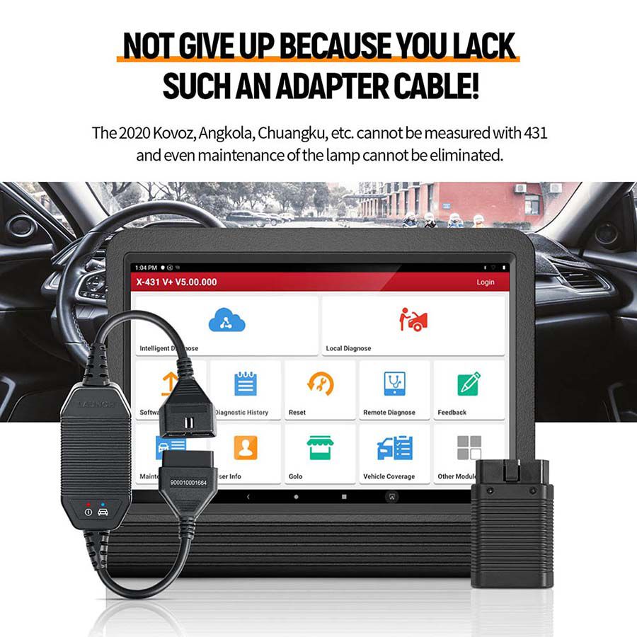 LAUCH X431 CAN FD Adapter Code Reader CAN FD Car Diagnostic Tool für X431 Throttle Pad II Torque Turbo X431 V+ Pro3S