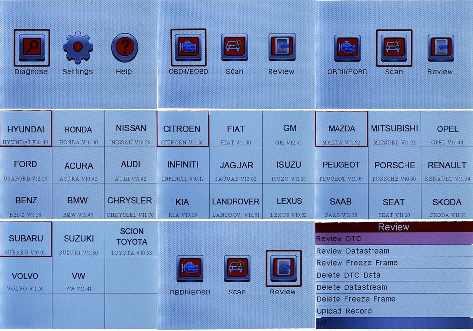 Starten Sie X431 Creader VII + (CRP123) Multi Language Diagnostic Instrument