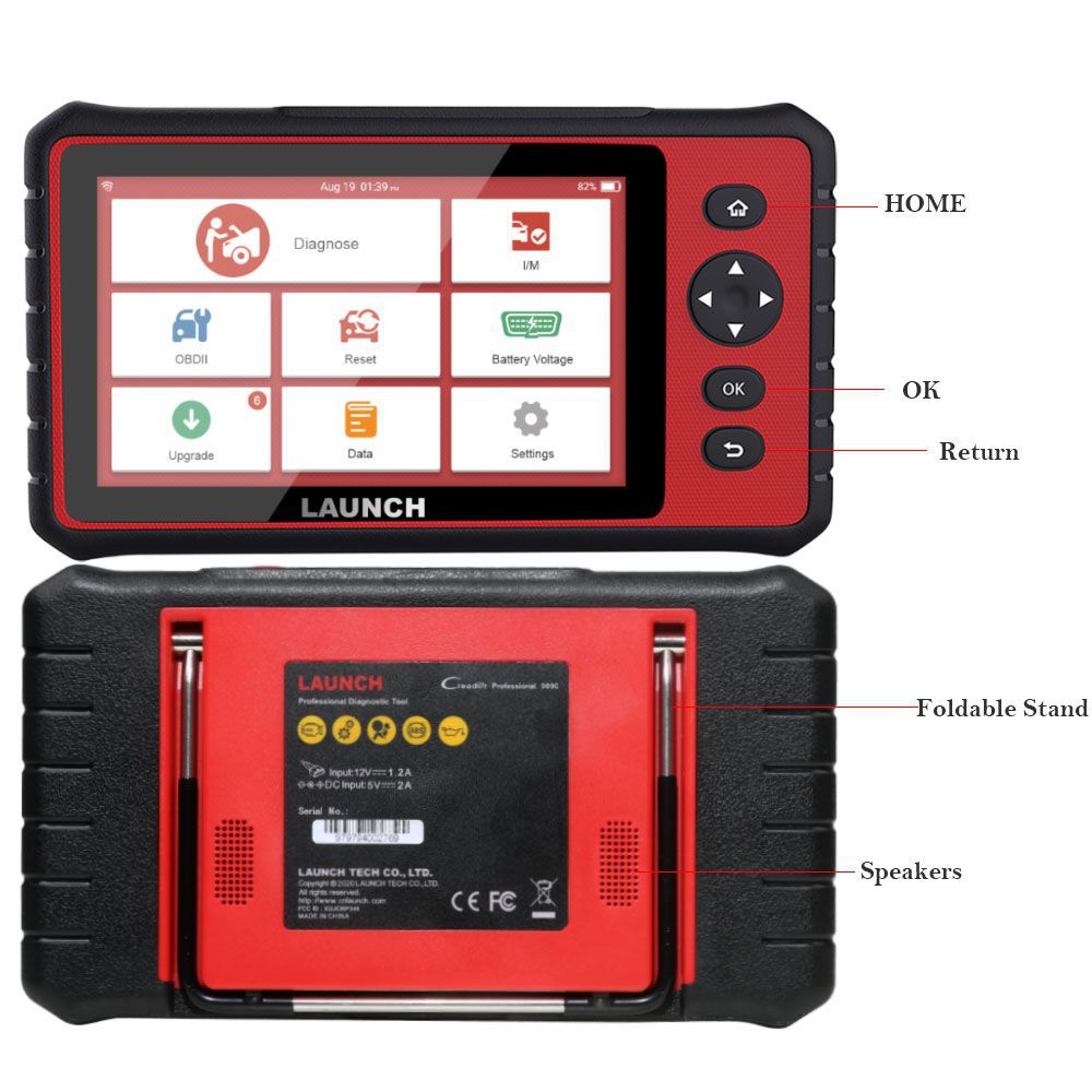 LAUCH X431 CRP909 Alle System Auto OBDII Diagnostic Scanner mit 15-Sonderfunktionen