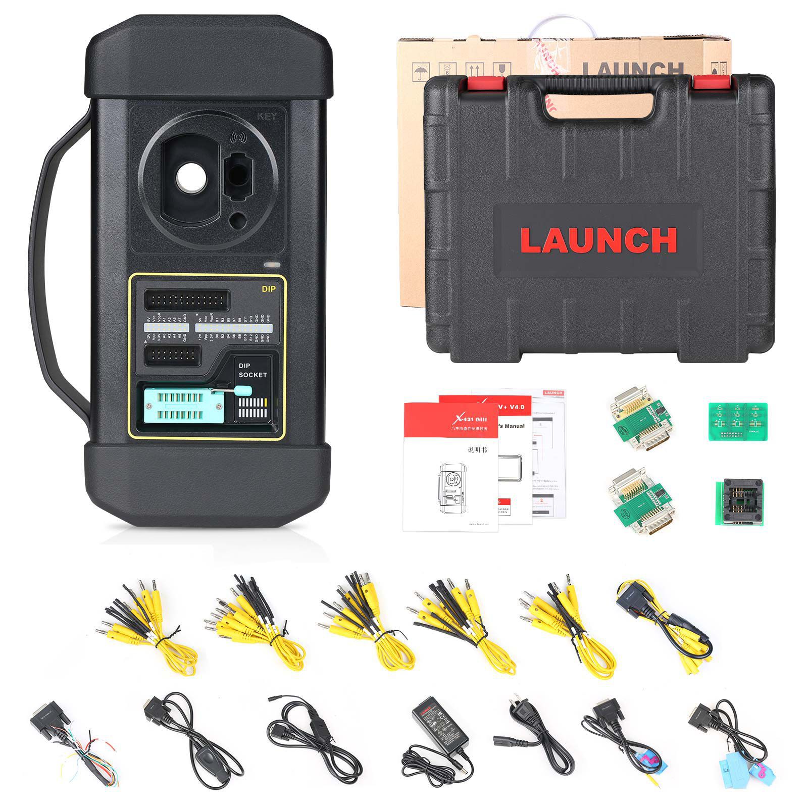 Starten GIII X-Prog 3 Advanced Immobilizer-Motor Key Programmer Plus MCU3 Adapter Arbeit an Mercedes Benz Alle Schlüssel Lost und ECU TCU Lesen