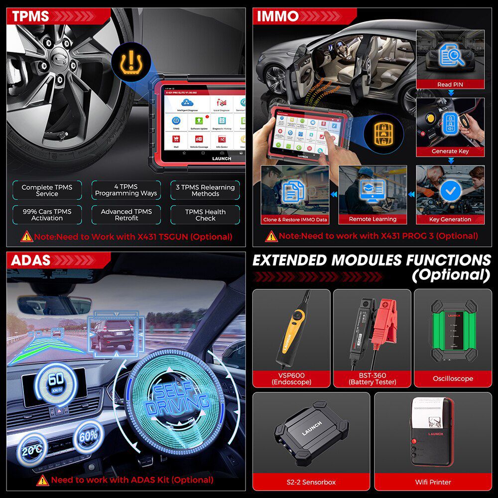 2023 Launch X431 Pro Elite Auto Diagnose Tools, bidirektionales Scan Tool, 31+ Zurücksetzen CAN FD/DOIP ECU Coding PK X431 V V4.0 OBD2