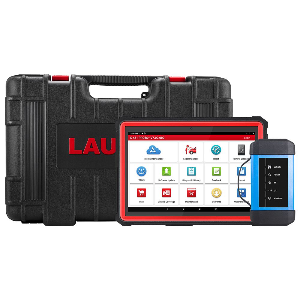 LAUCH X431 PRO3S+ V2.0 HDIII 12V Car/24V Truck/Heavy Duty 2 in 1 Diagnostic Tool OBDII Code Reader Auto Scanner X-431 PRO3S HD3