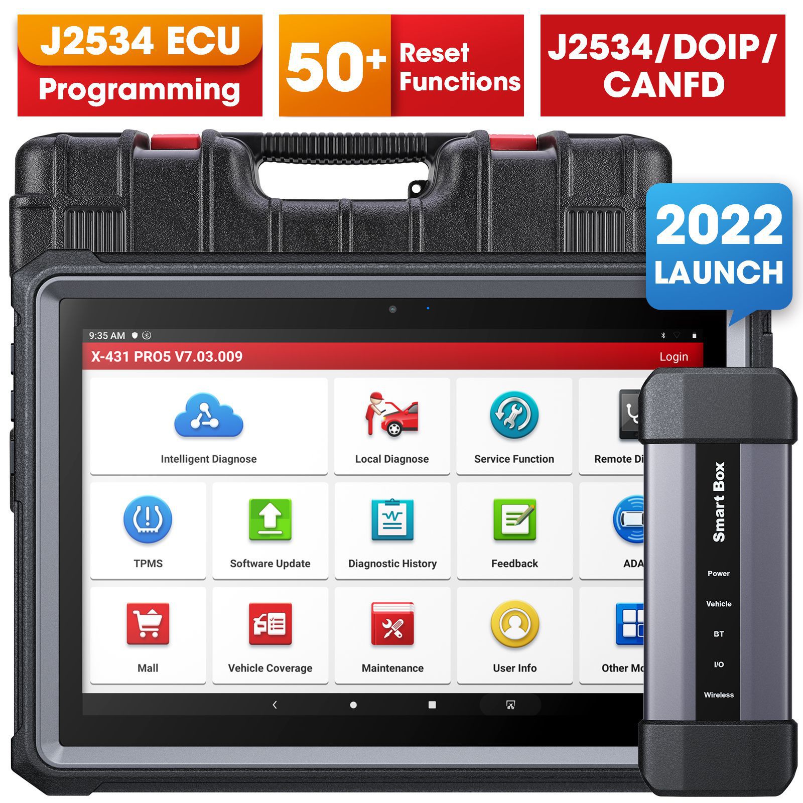 2022 Neueste Launch X431 PRO5 PRO 5 Auto-Diagnosewerkzeuge Automobil-Werkzeug-volles System-OBD2-Scanner-intelligentes Diagnose-Werkzeug 1-Jahr-Update