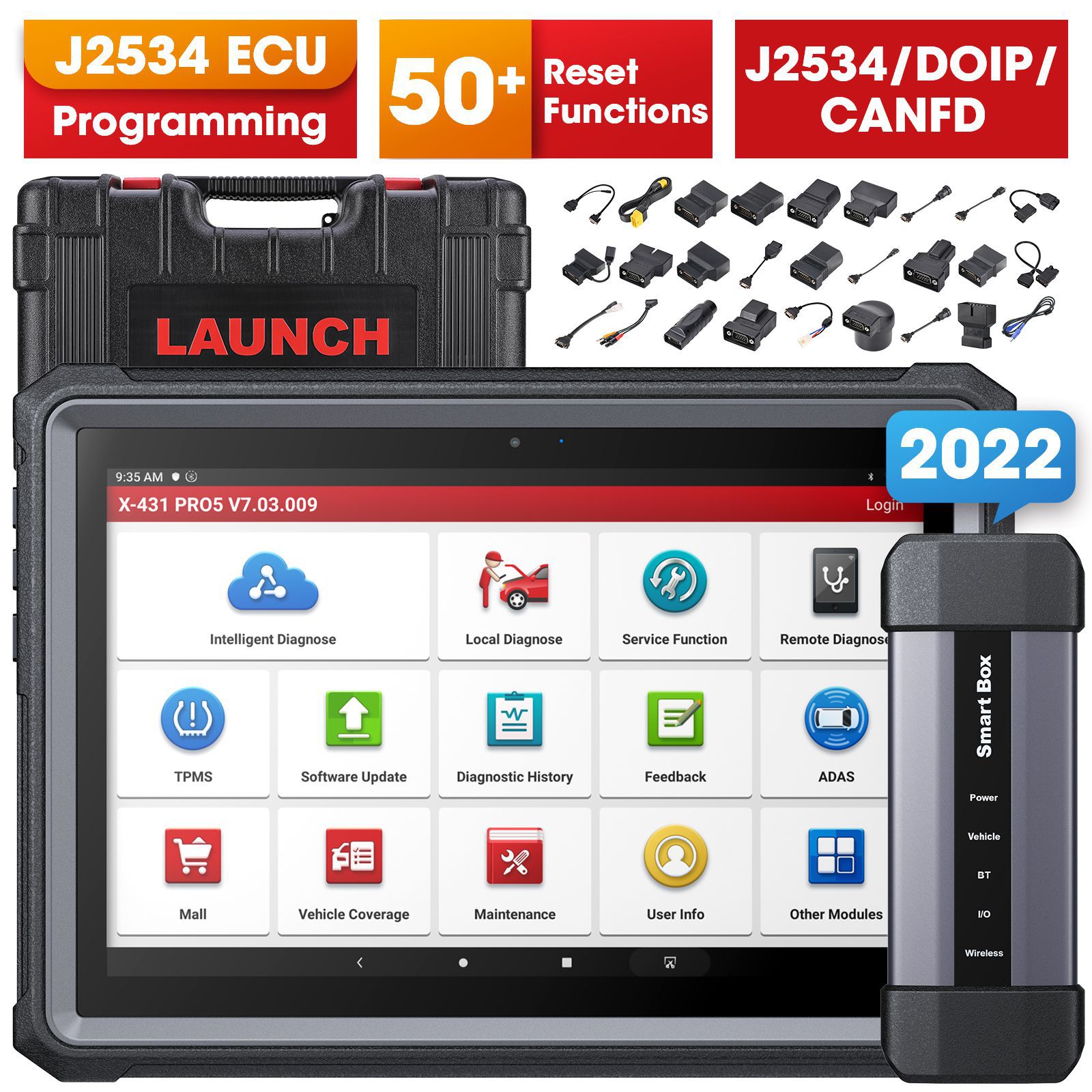 2022 Neueste Launch X431 PRO5 PRO 5 Auto-Diagnosewerkzeuge Automobil-Werkzeug-volles System-OBD2-Scanner-intelligentes Diagnose-Werkzeug 1-Jahr-Update