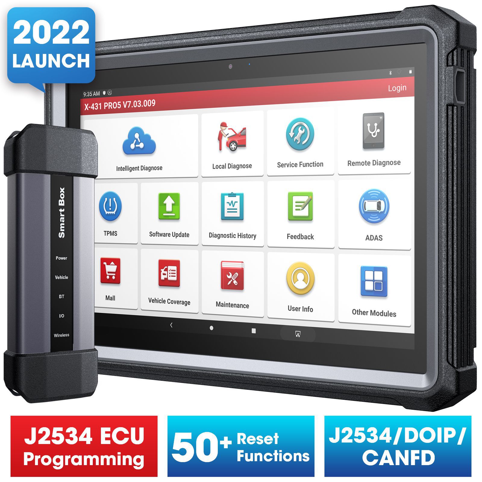 2022 Neueste Launch X431 PRO5 PRO 5 Auto-Diagnosewerkzeuge Automobil-Werkzeug-volles System-OBD2-Scanner-intelligentes Diagnose-Werkzeug 1-Jahr-Update