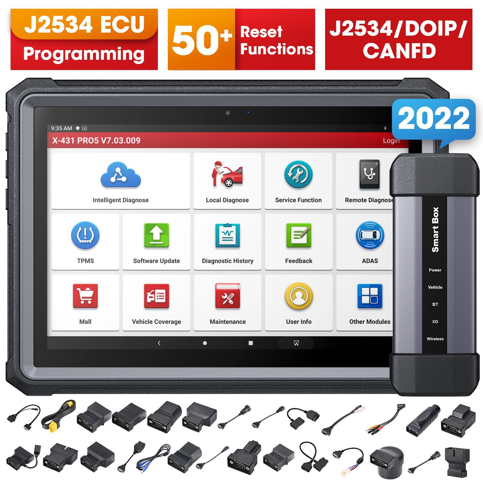 2022 Neueste Launch X431 PRO5 PRO 5 Auto-Diagnosewerkzeuge Automobil-Werkzeug-volles System-OBD2-Scanner-intelligentes Diagnose-Werkzeug 1-Jahr-Update