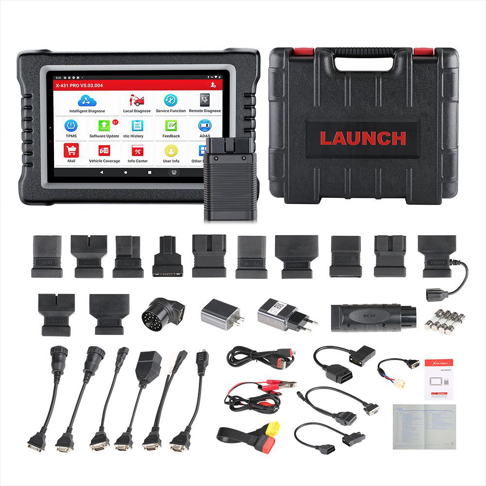 Launch X431 PROS OE-Level Full System Bidirectional Diagnostic Tool Support Guided Functions