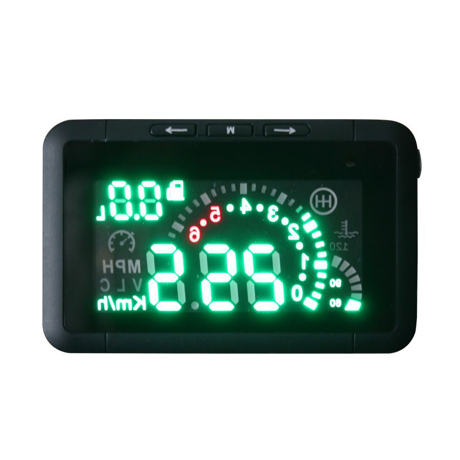 LED Car HUD Head Up Display mit OBD2 Interface Plug & Play Speeding Warn System W01