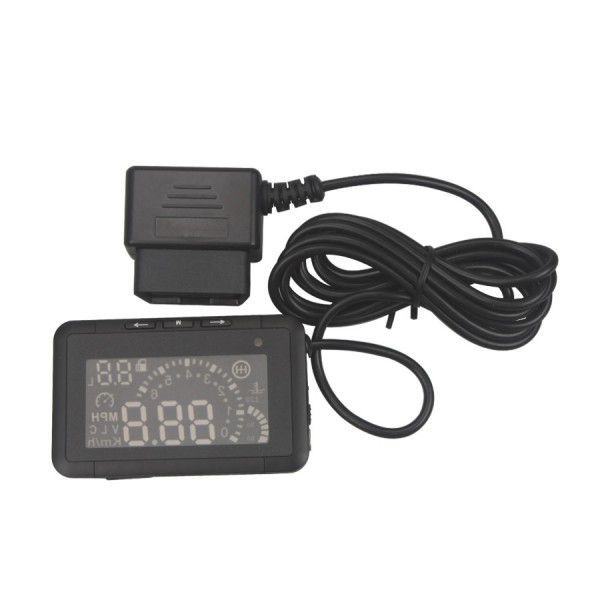 LED Car HUD Head Up Display mit OBD2 Interface Plug & Play Speeding Warn System W01