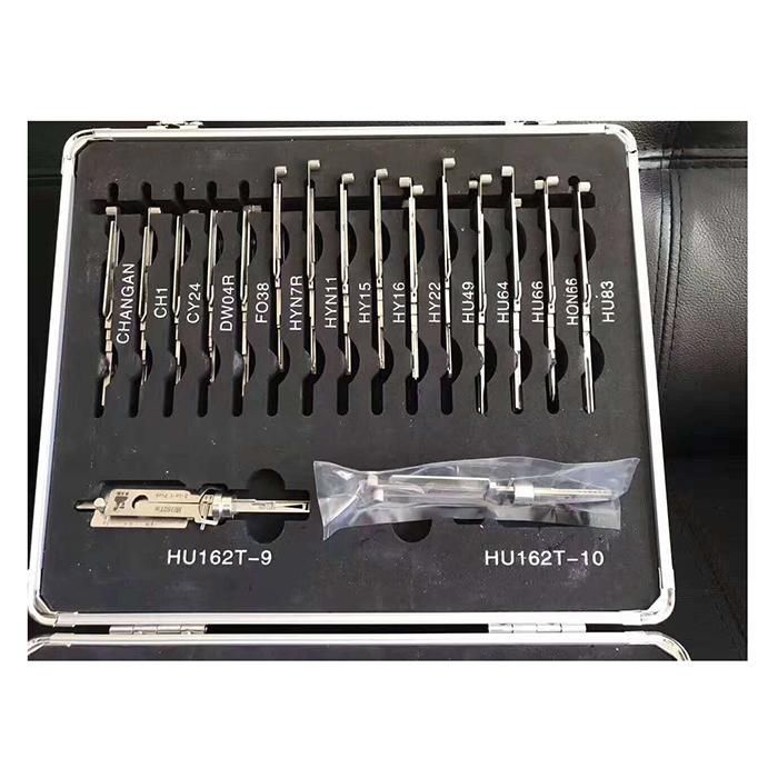 Original Lishi 32pcs Kit Auto Auto Türschließer Pick 2-in-1 Dekoder Locksmith Tool