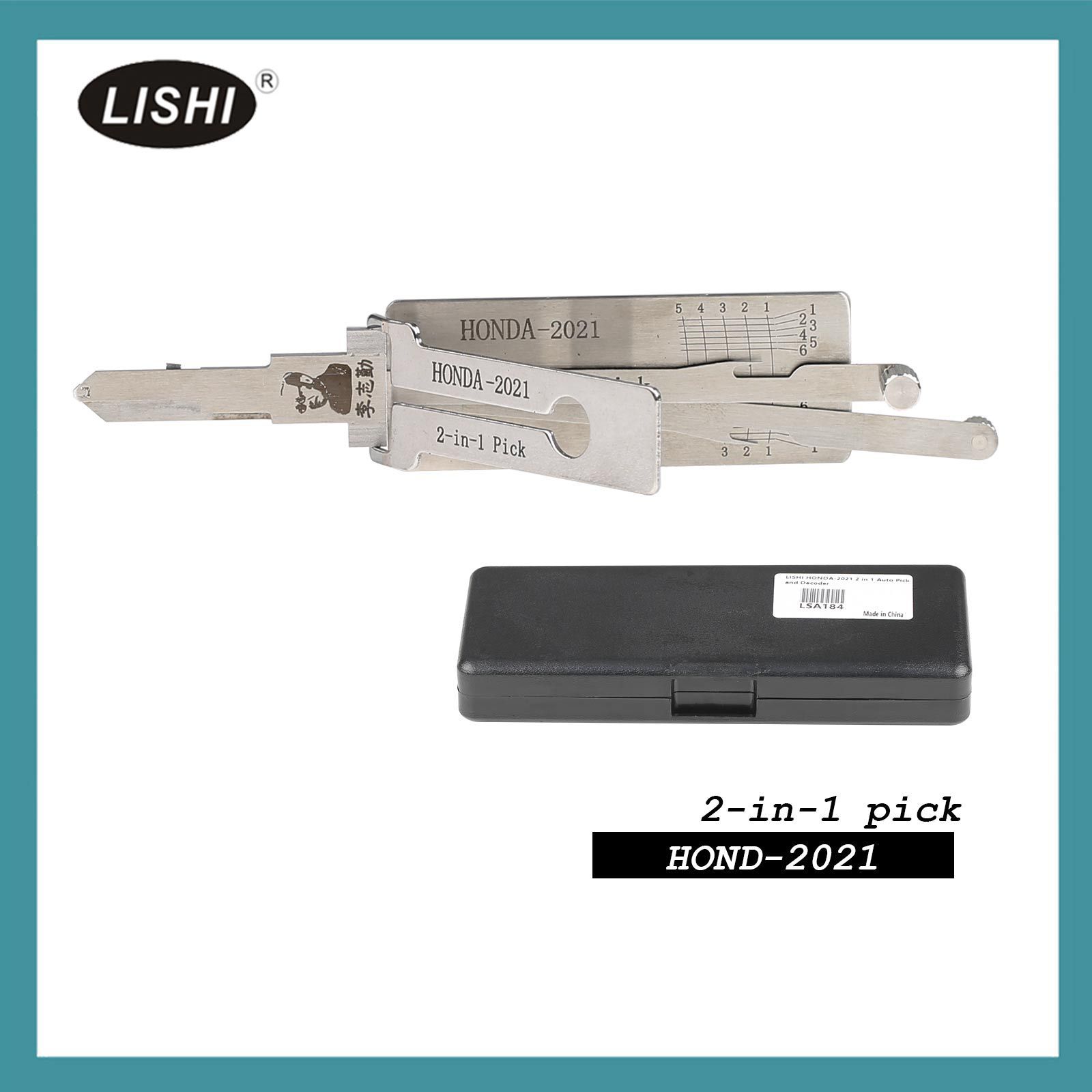 2022 New LISHI HONDA2021 Vertical Milling Latest Honda Thin Key 2-in-1 Tool