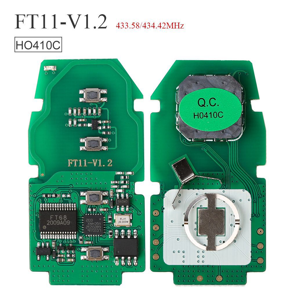 Lonsdor FT08 PH0440B Update Version von FT11-H0410C 312/314 MHz Toyota Smart Key PCB Frequenz Schaltbar