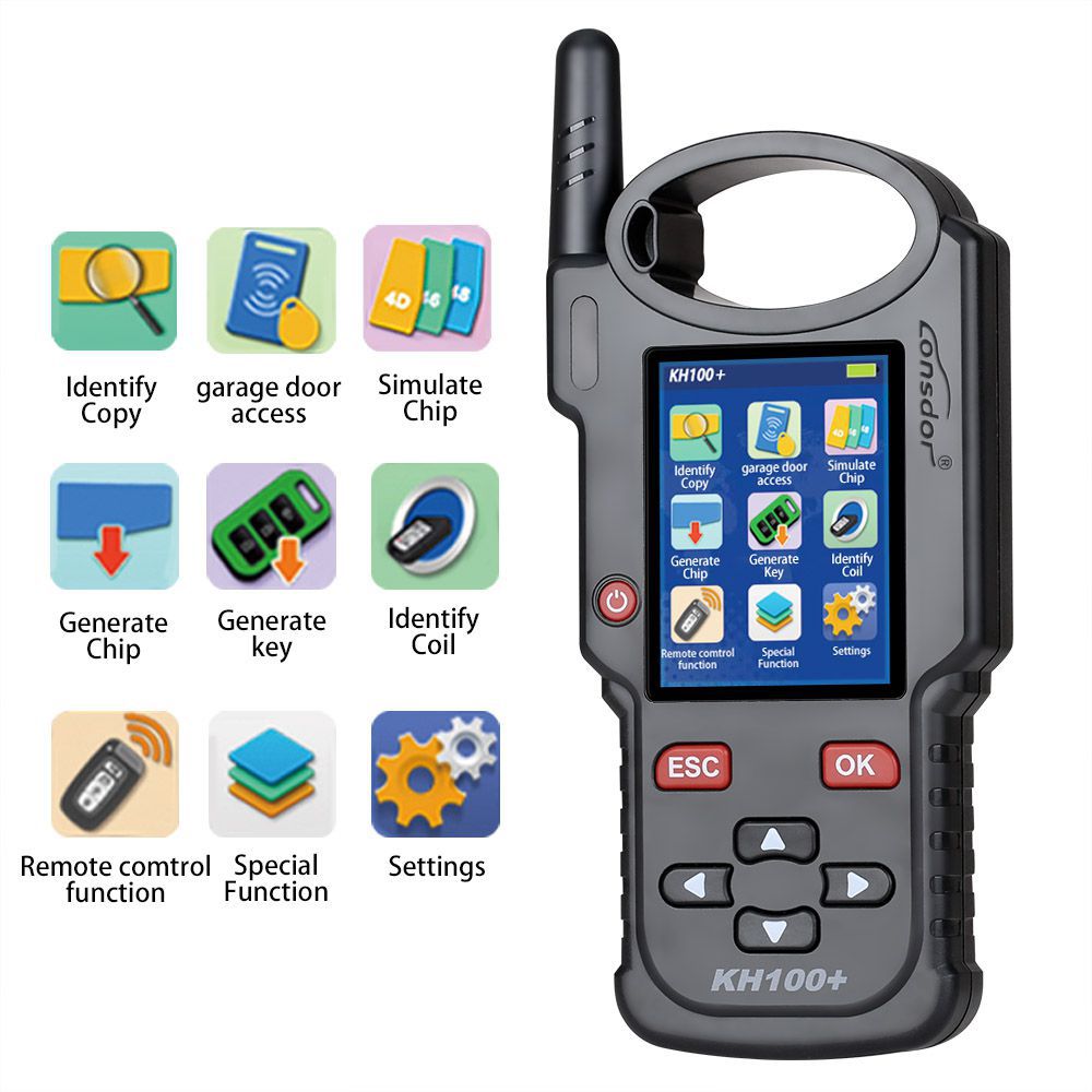 LONSDOR KH100+ Remote Key Programmer Latest Handheld Device Update Version von KH100