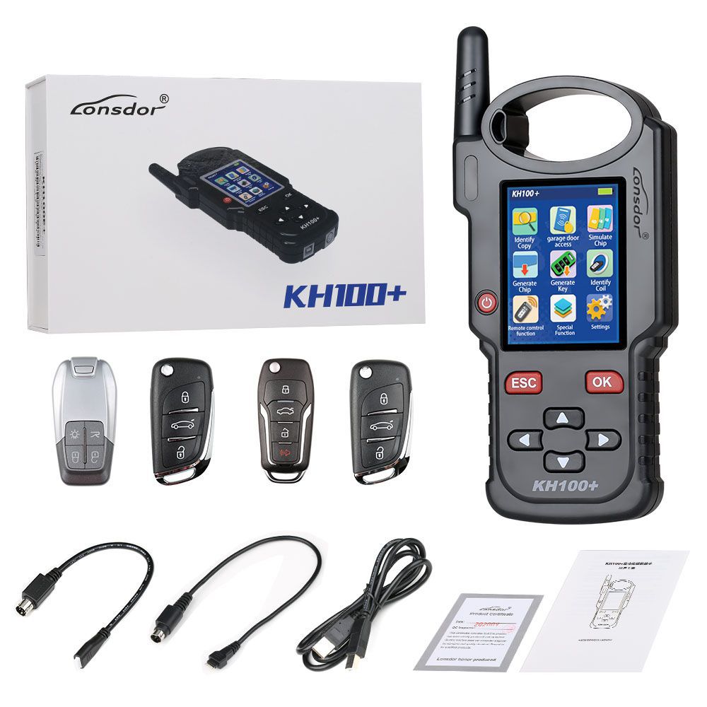 LONSDOR KH100+ Remote Key Programmer Latest Handheld Device Update Version von KH100