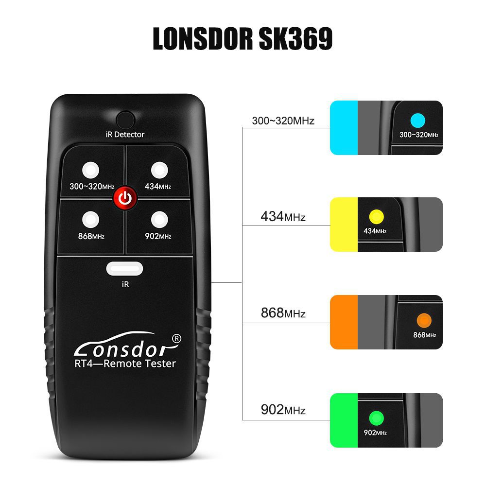 Lonsdor Remote Tester für 868mhz 433mhz 902mhz 315mhz