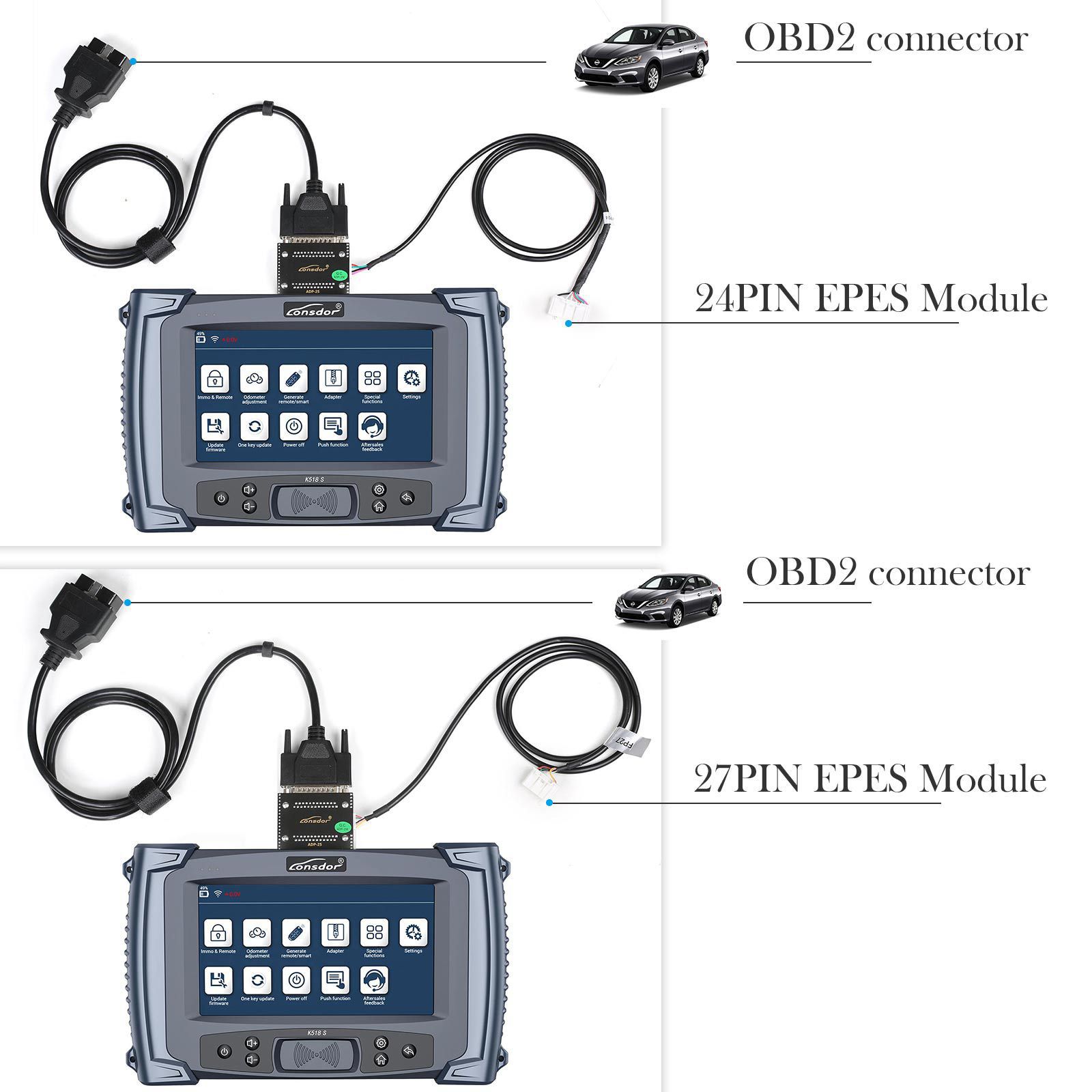 Lonsdar Super ADP 8A/4A Adapter für Toyota Lexus Näherungsschlüssel Programmierung Arbeit mit Lonsdar K518ISE K518S