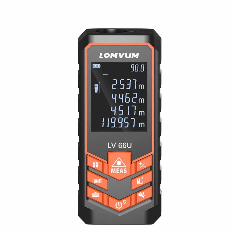 LOMVUM Laser Range Finder LV66U Auto Level Distance Meter Elektronische Analyse Messinstrument Rangefinder 40m 80m 100m120m