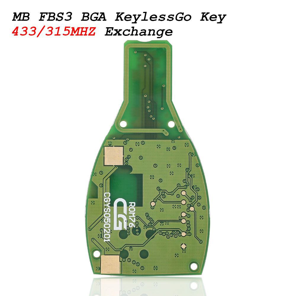 CG MB FBS3 BGA KeylessGo Schlüssel 315/433MHZ für W204 W207 W212 W164 W166 W216 W221 W251