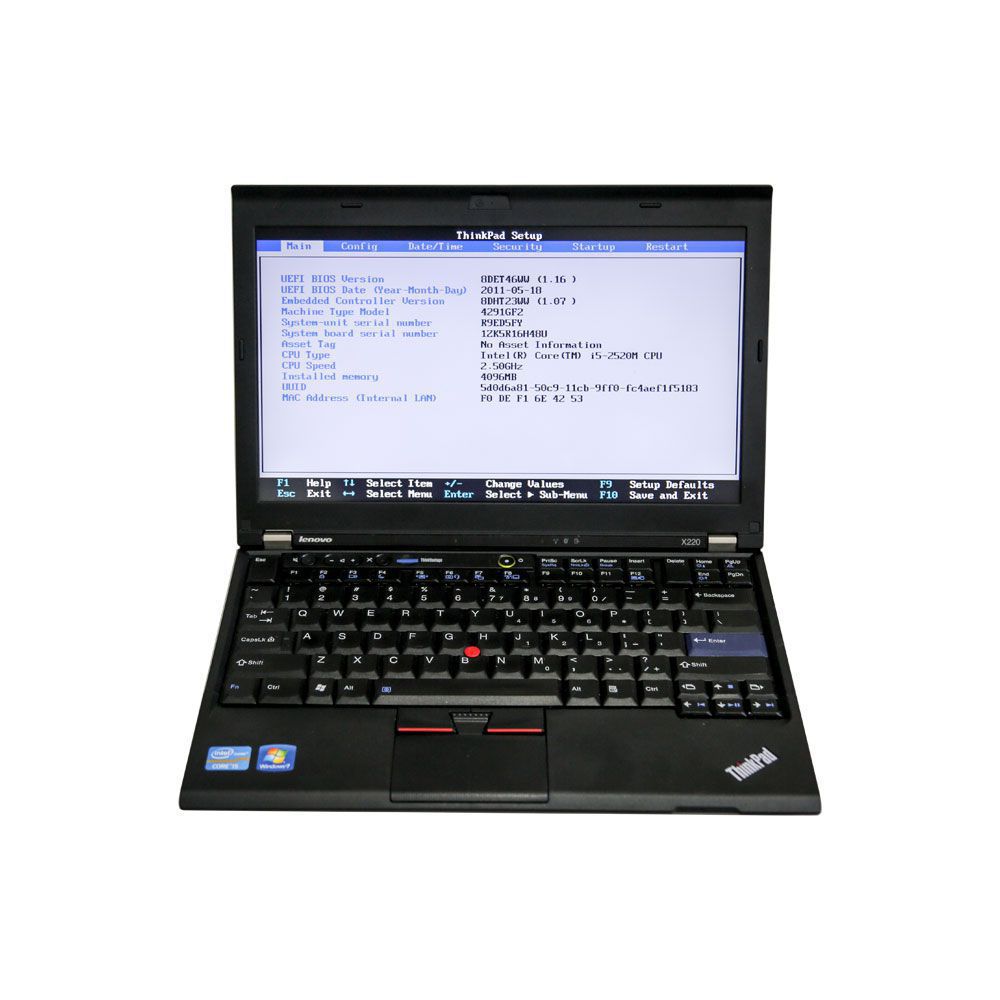 Xentry V2023.6 MB SD C4 Plus Support Doip mit Lenovo X220/X230 Laptop Software installiert bereit zu verwenden