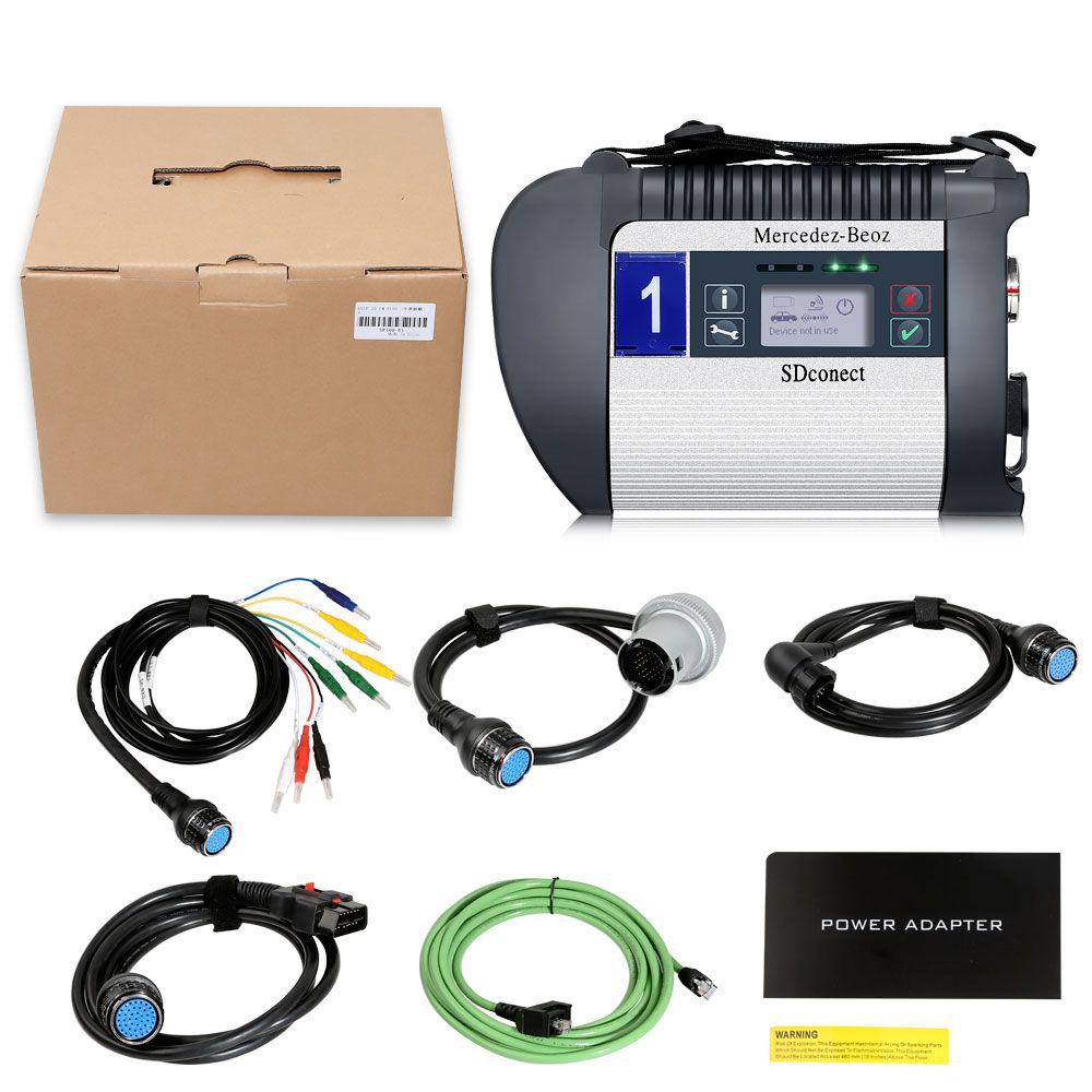 MB SD C4 Plus Stern Diagnose Unterstützung DOIP für Autos und LKWs ohne Software Freies Verschiffen durch DHL