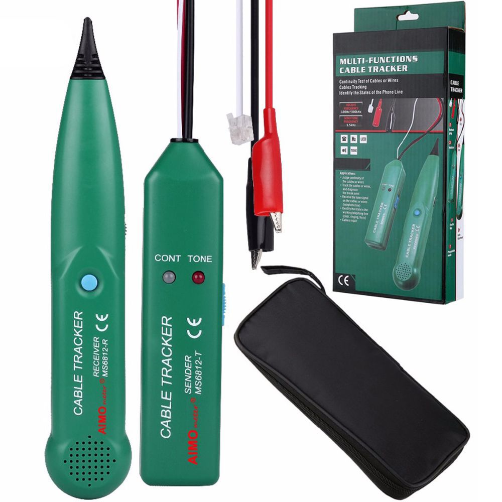 MS6812 Cable Tracker Tester Professional Line LAN Detektor Telefon Wire Tracer Haltepunkt Detektor