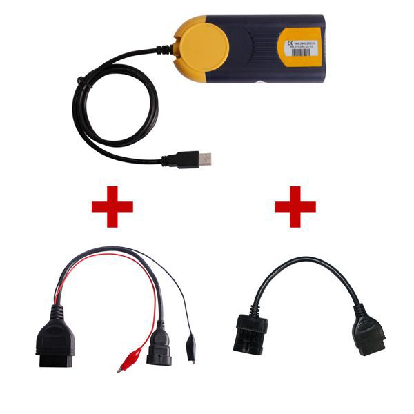 2018.3V Multi-Diag Access J2534 Plus Opel 10Pin zu OBD OBD2 16PIN Plus Fiat 3Pin Alfa Lancia zu 16 Pin