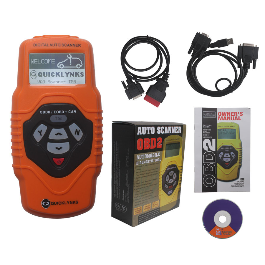 Mehrsprachiger OBDII Scanner T55 Updatable