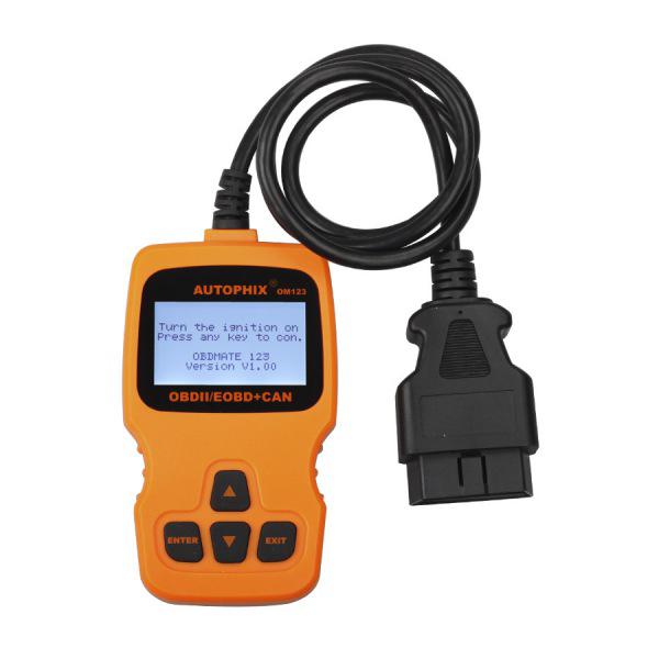 AUTOPHIX OM123 OBD2 EOBD CAN Hand held Engine Code Reader (Orange Color)