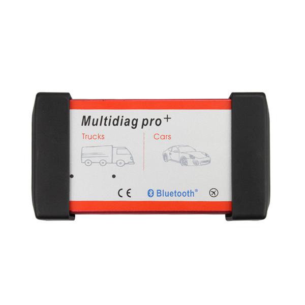 V2015.03 New Design Multidiag Pro + For Cars /Trucks And OBD2 with Bluetooth Support Win8 Multi -Languages