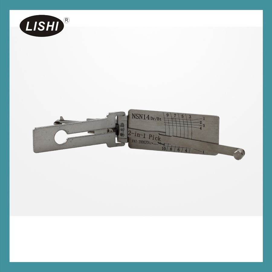 LISHI NSN14 2 -in -1 Auto Pick and Decoder für Nissan Subaru