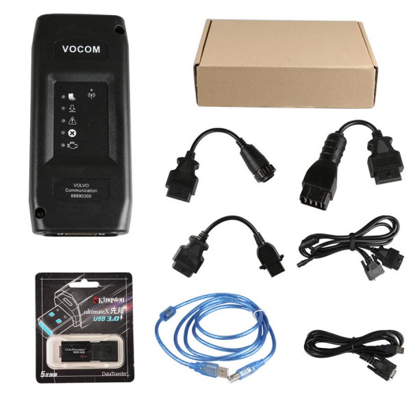 Neues Volvo 88890300 Vocom VCADS Interface PTT 2.03.20 Diagnose für Volvo /Renault /UD /Mack Truck