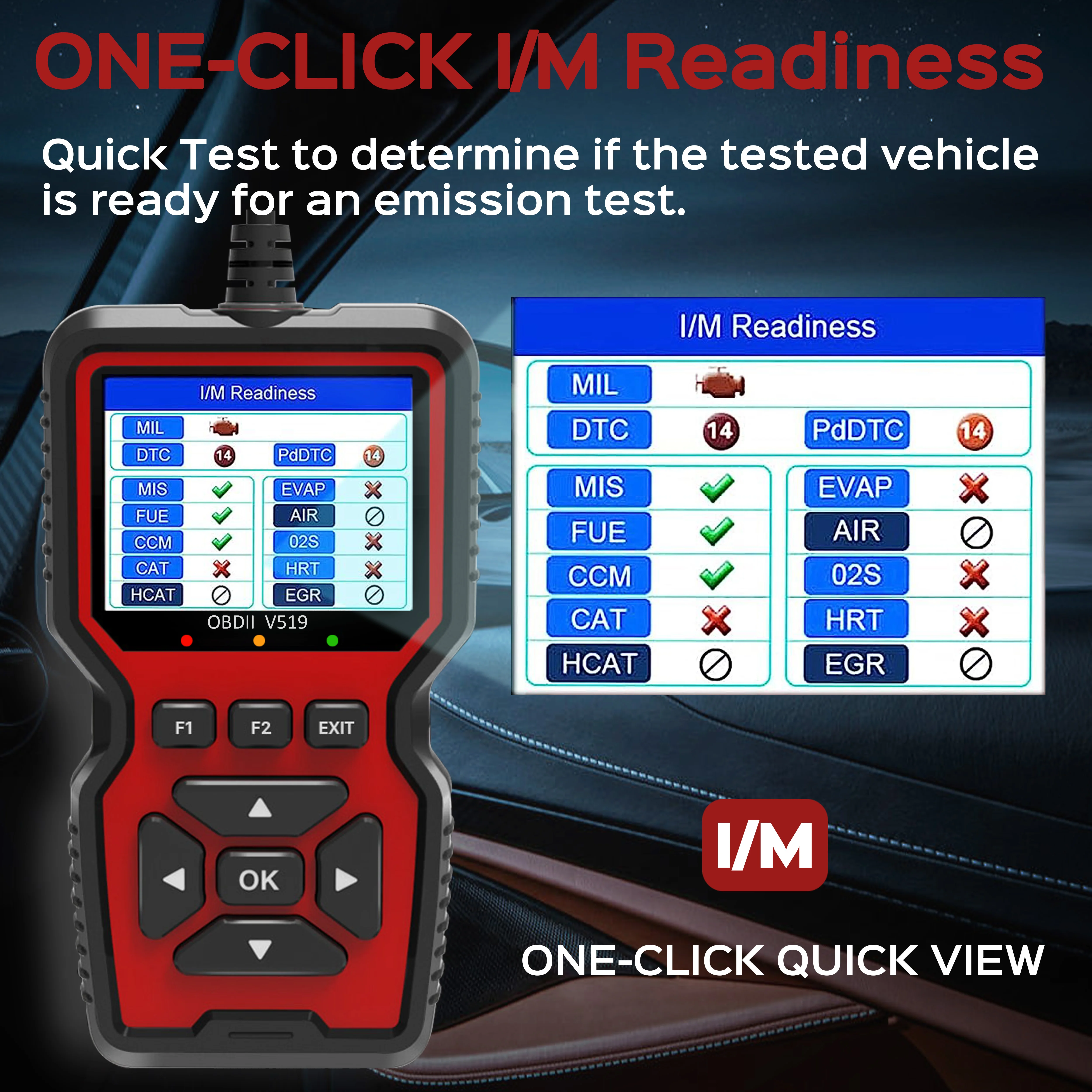 V159 OBD2 Scanner Live Data Professionelle Mechanik OBDII Diagnose-Code-Leser-Werkzeug für Kontroll-Motor-Licht