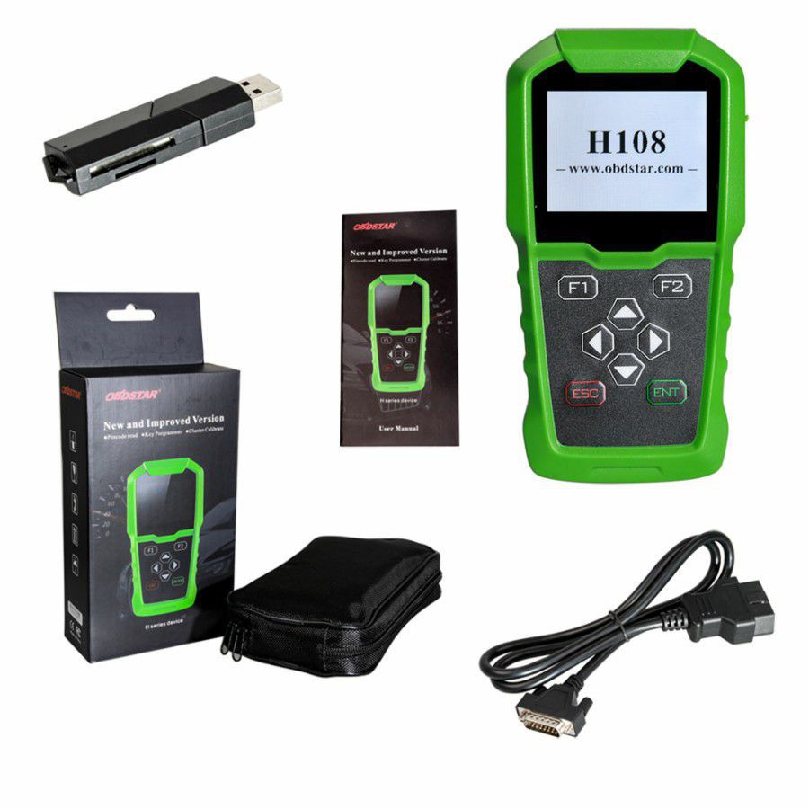 OBDSTAR H108 PSA Programmer Support All Key Lost/Pin Code Reading/Cluster Calibrate for Peugeot/Citroen/DS Supports Can & K-line