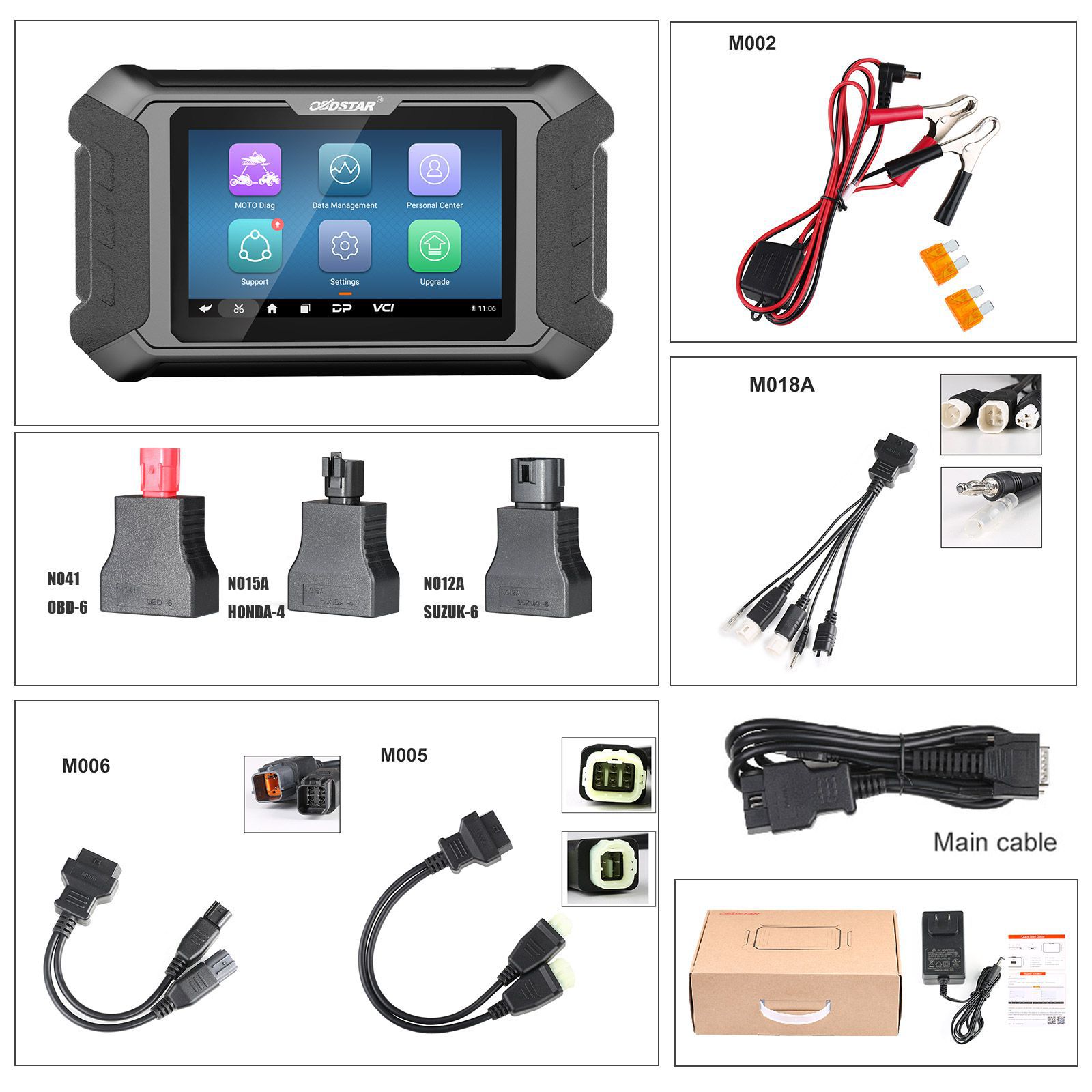 OBDSTAR iScan JAPAN Motorcycle Diagnostic Scanner & Key Programmer for HONDA KAWASAKI SUZUKI YAMAHA