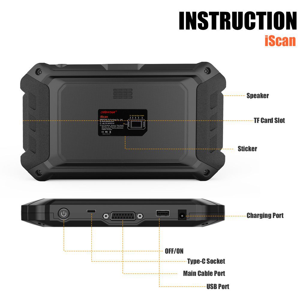 OBDSTAR iScan Harley Motorrad Diagnose Tool und Key Programmer